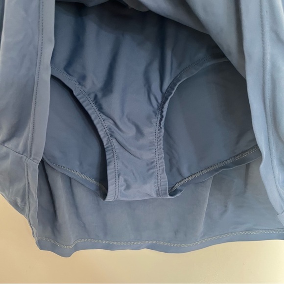 Women’s Free Country Blue & White Swim Skirt Size 1X Beach Summer - Picture 3 of 11